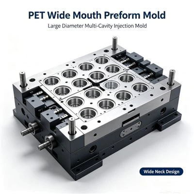 Produksjon av PET-formform for bred-munnflaske